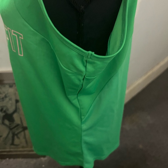 AKA Ivy Storehouse Sleeveless Green Sports Top with Pink Lettering - Picture 6 of 9